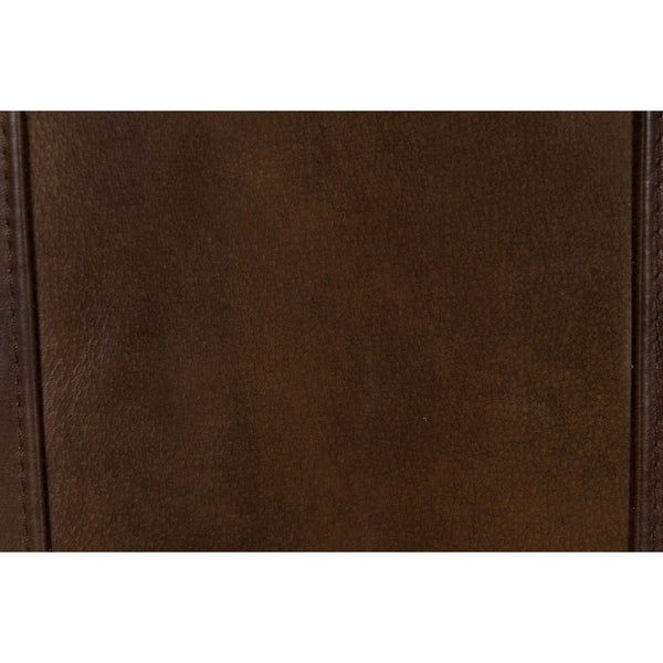 Home Fashion Christopher Leather Club Chair Antique Brown