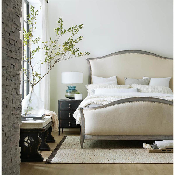 Home Fashion Ciao Bella Upholstered Bed Speckled Gray