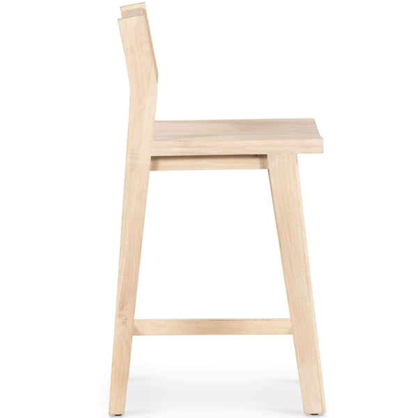 Home Fashion Clarita Bar & Counter Stool White Mango By Four Hands