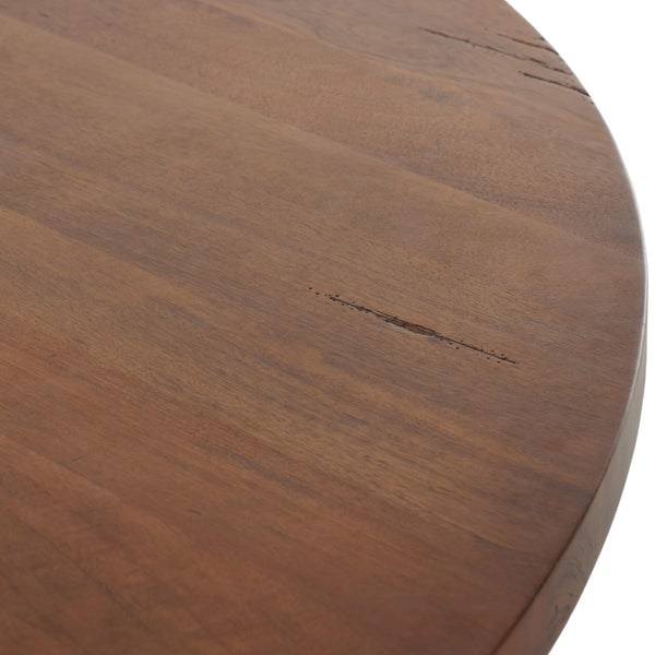 Home Fashion Cobain 72" Round Dining Table Reclaimed Mango By Four Hands