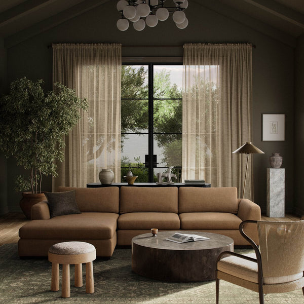 Home Fashion Colt 2 Piece Sectional Savoy Ochre By Four Hands