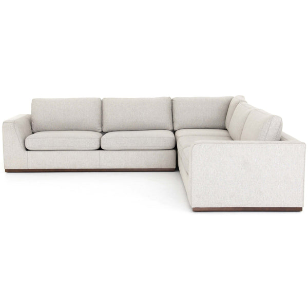 Home Fashion Colt 3 Piece Sectional Aldred Silver By Four Hands
