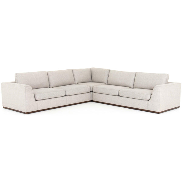home fashion Colt 3 Piece Sectional Aldred Silver by Four Hands