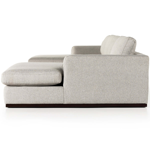 Home Fashion Colt 3 Piece U Sectional Aldred Silver By Four Hands