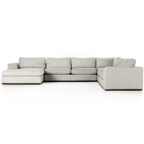 Home Fashion Colt 4 Piece Sectional Aldred Silver By Four Hands
