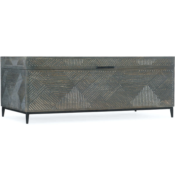 home fashion Commerce & Market Carved Chest Cocktail Table