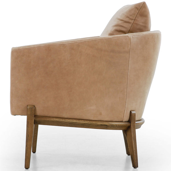 Home Fashion Copeland Leather Chair Palermo Drift By Four Hands