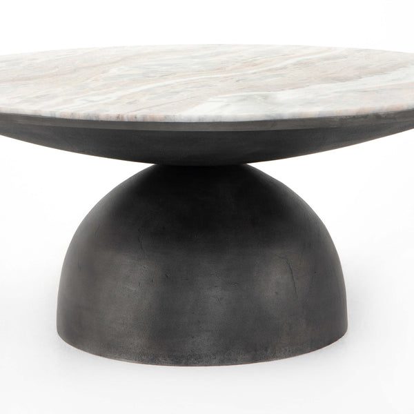 Home Fashion Corbett Coffee Table Hammered Grey By Four Hands