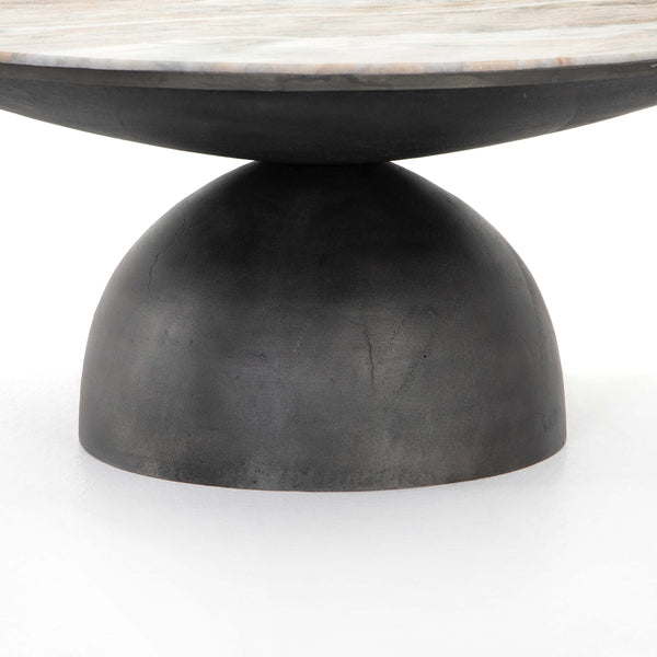 Home Fashion Corbett Coffee Table Hammered Grey By Four Hands