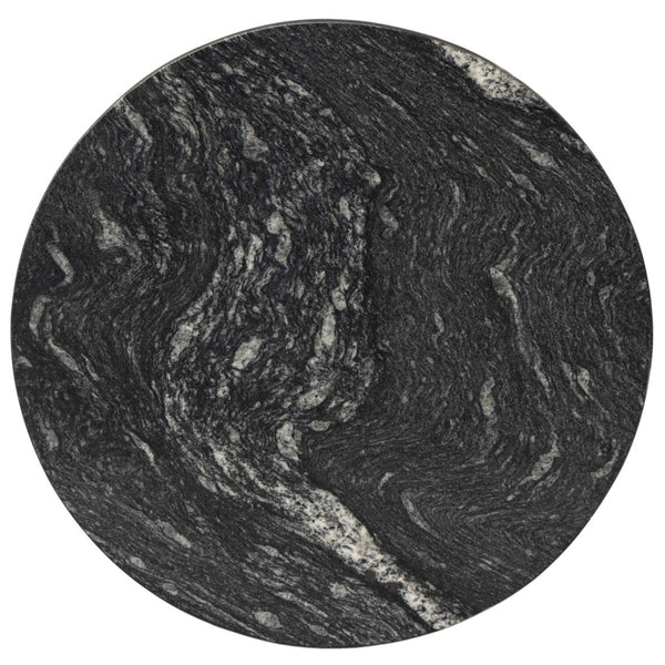 Home Fashion Corbett End Table Polished Black Marble By Four Hands