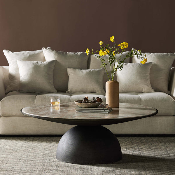 Home Fashion Corbett Large Coffee Table Cream Taupe By Four Hands