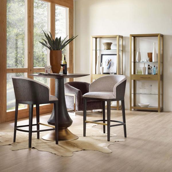 Home Fashion Curata Upholstered Bar Stool Montlieu Opal