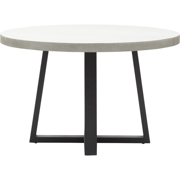 Home Fashion Cyrus 48" Round Dining Table Grey By Four Hands