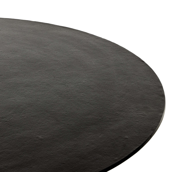 Home Fashion Daffin Round Bistro Table Antique Black By Four Hands