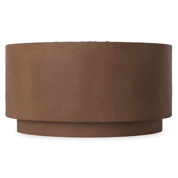 Home Fashion Damian Outdoor Propane Fire Table Clay Concrete By Four Hands