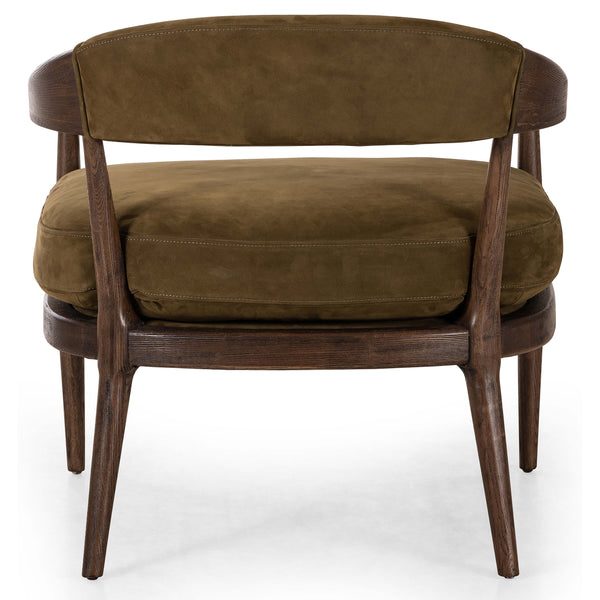 Home Fashion Dane Leather Chair Cottswald Moss By Four Hands