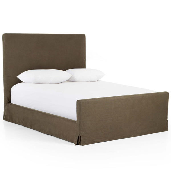 home fashion Daphne Slipcover Bed Brussels Coffee by Four Hands