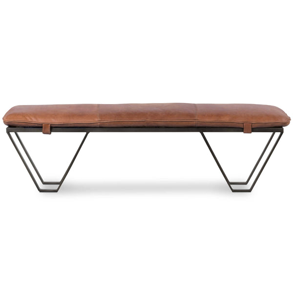 Home Fashion Darrow Bench Palermo Cognac By Four Hands