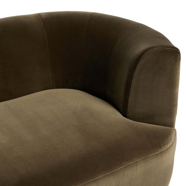 Home Fashion Deandra Tete A Tete Chaise Surrey Olive