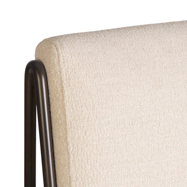 Home Fashion Decker Stool Crypton Wayfarer Snow By Four Hands