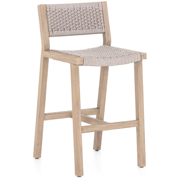 home fashion Delano Outdoor Bar & Counter Stool Washed Brown by Four Hands