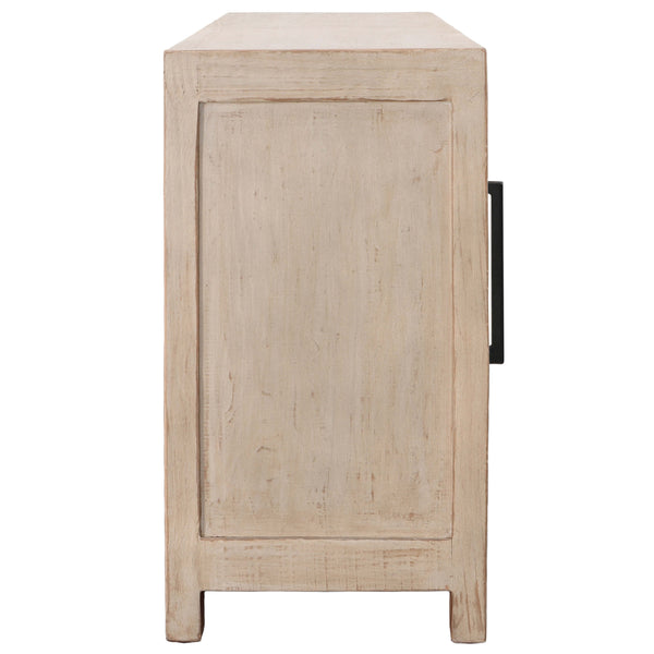 Home Fashion Devina 4 Door Sideboard Light Warm Wash