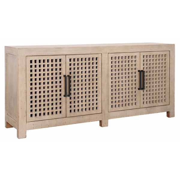 home fashion Devina 4 Door Sideboard Light Warm Wash