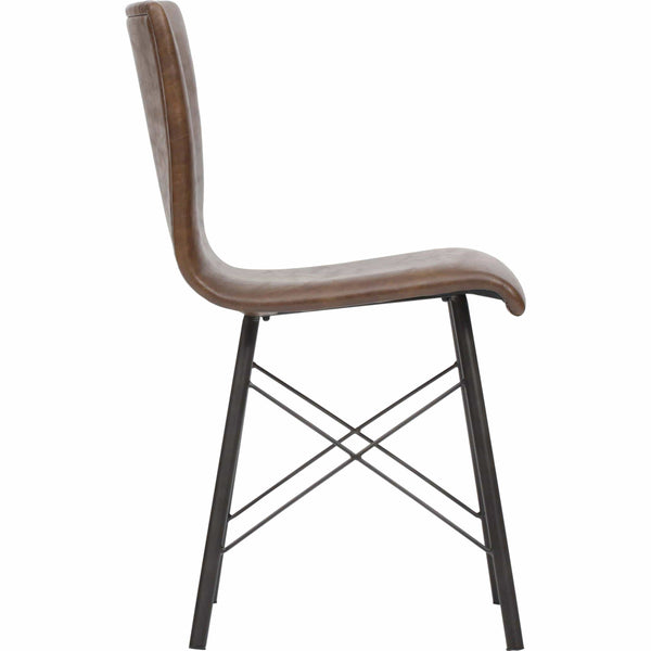 Home Fashion Diaw Dining Chair Distressed Brown Set Of 2 By Four Hands