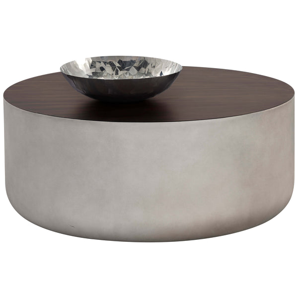 Home Fashion Diaz Coffee Table Grey/Wood Grain Brown