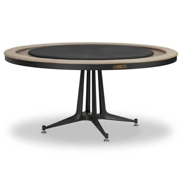 home fashion District Eight Poker Table Smoked Oak by Four Hands