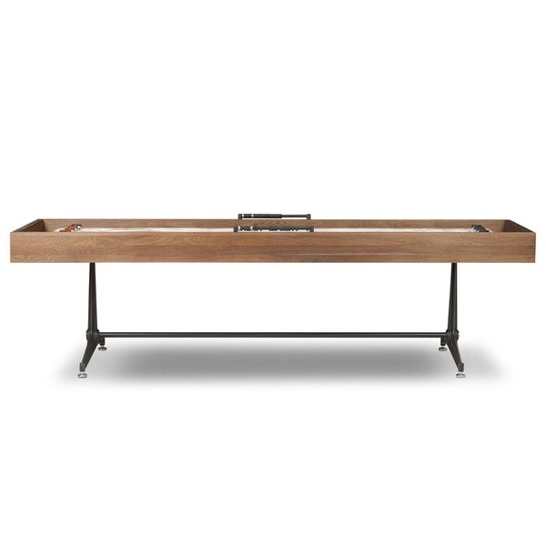 Home Fashion District Eight Small Shuffleboard Table Smoked Oak By Four Hands