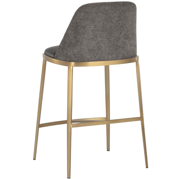 Home Fashion Dover Bar & Counter Stool Brava Portabella/Sparrow Grey