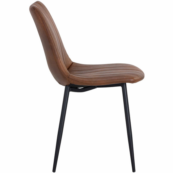 Home Fashion Drew Dining Chair Bravo Cognac Set Of 2