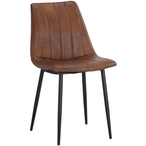 home fashion Drew Dining Chair Bravo Cognac Set of 2