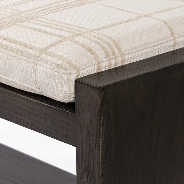 Home Fashion Edmon Bench Sheffield Ivory By Four Hands