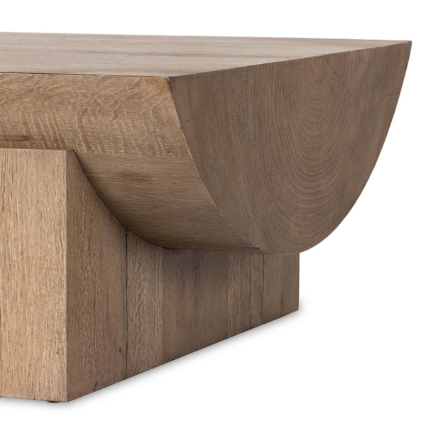Home Fashion Elbert Coffee Table Rustic Oak By Four Hands