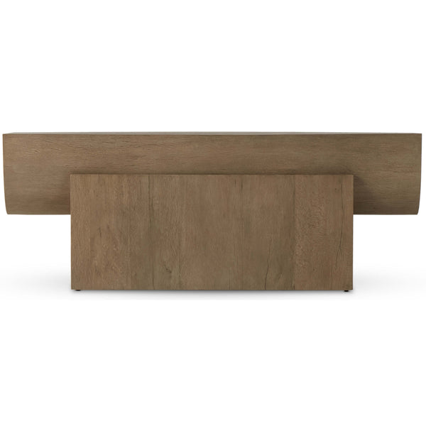 Home Fashion Elbert Console Table Natural Oak By Four Hands