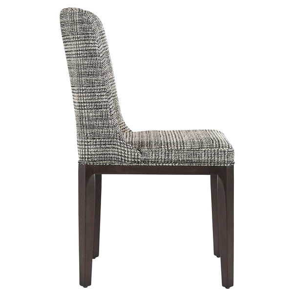 Home Fashion Elisa Dining Chair Naya Check Black Set Of 2