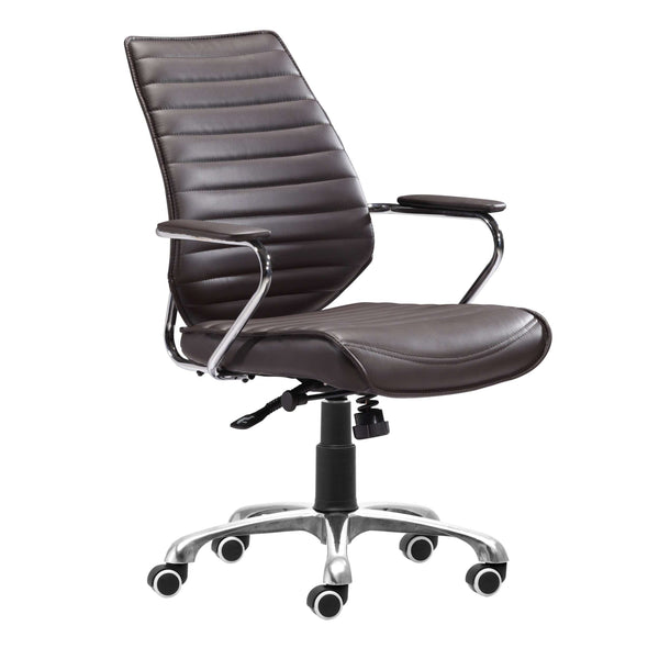 home fashion Enterprise Low Back Office Chair Espresso