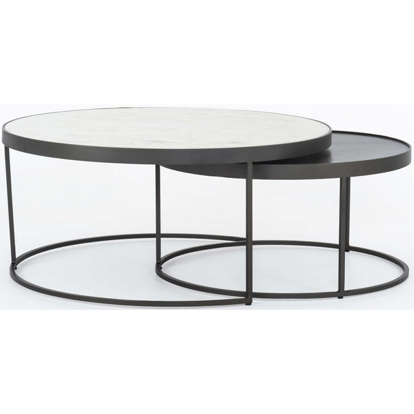 Home Fashion Evelyn Round Nesting Coffee Table By Four Hands