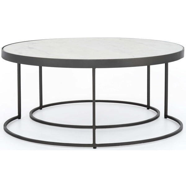 Home Fashion Evelyn Round Nesting Coffee Table By Four Hands