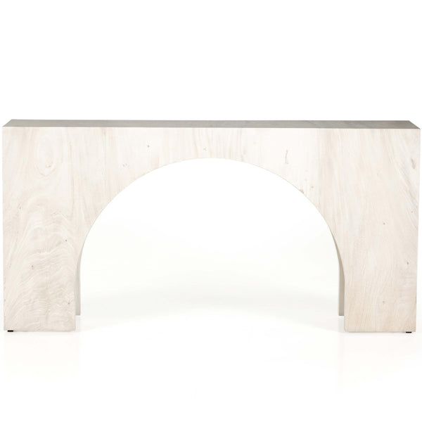 Home Fashion Fausto Console Table Bleached Guanacaste By Four Hands