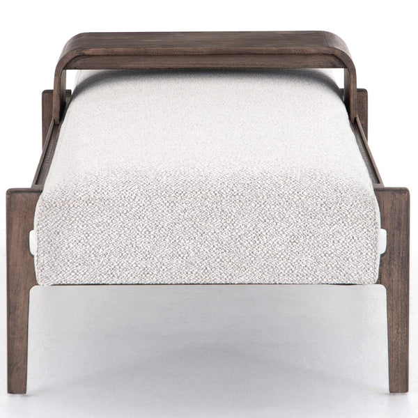 Home Fashion Fawkes Bench Brunswick Pebble By Four Hands
