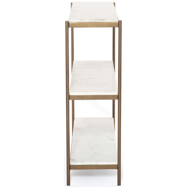 Home Fashion Felix Small Console Table Antique Brass By Four Hands