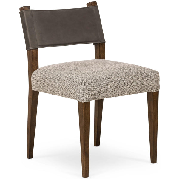 home fashion Ferris Dining Chair Nubuck Charcoal Set of 2 by Four Hands