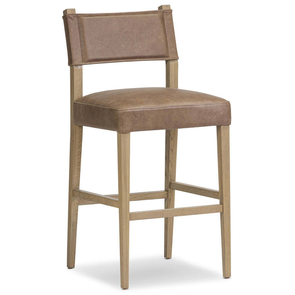 home fashion Ferris Leather Bar & Counter Stool Palermo Cigar by Four Hands