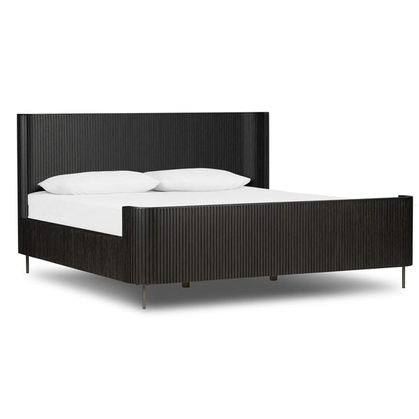 home fashion Fletcher Bed Distressed Black by Four Hands