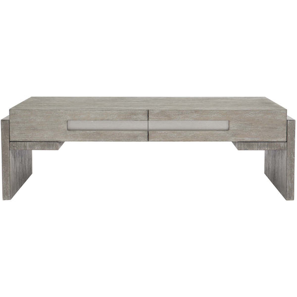 Home Fashion Foundations Rectangular Cocktail Table Light Shale