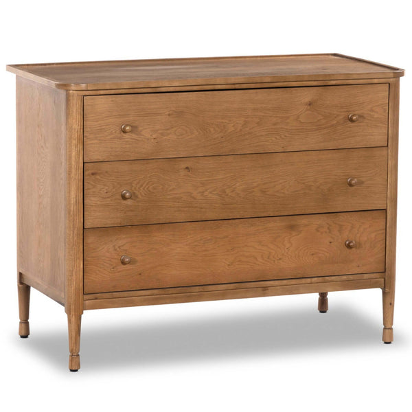 home fashion Franny 3 Drawer Chest Saddle Brown by Amber Lewis x Four Hands