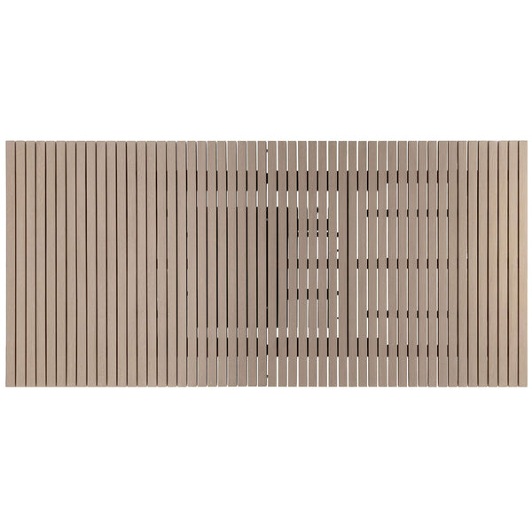 Home Fashion Geneve Outdoor Extension Dining Table Drift Brown